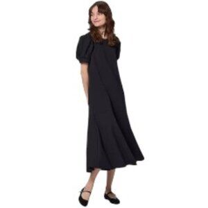 NWT GU by Uniqlo Women's Volume Sleeve Dress (Half Sleeve) Z+E